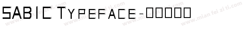 SABIC Typeface字体转换
